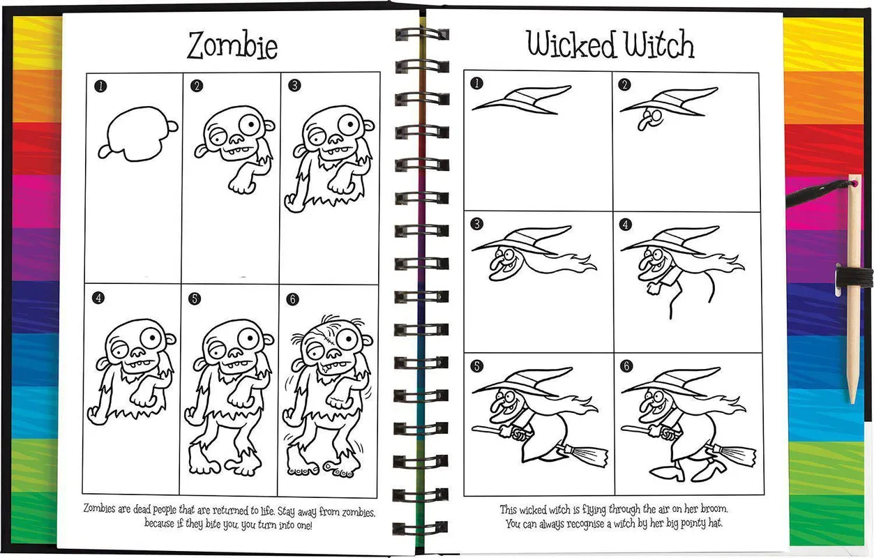 ■ Scratch and Draw Halloween