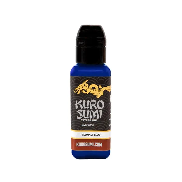 16 Color Primary Set #1  — Kuro Sumi Tattoo Ink — 0.75oz