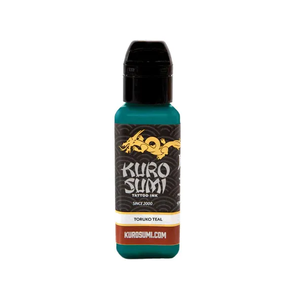16 Color Primary Set #3  — Kuro Sumi Tattoo Ink — 0.75oz