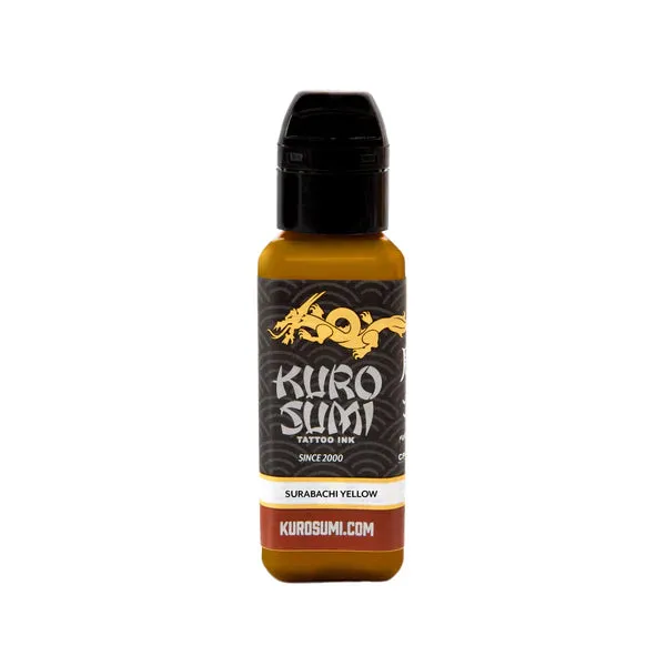 16 Color Primary Set #3  — Kuro Sumi Tattoo Ink — 0.75oz
