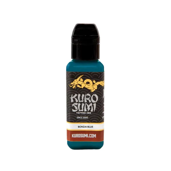 16 Color Primary Set #3  — Kuro Sumi Tattoo Ink — 0.75oz