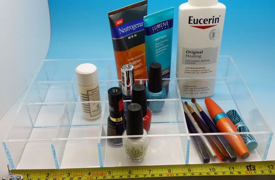 Acrylic Cosmetic Organizers many sizes to choose from