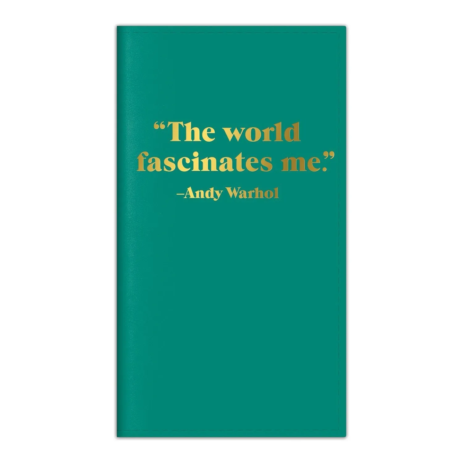 ANDY WARHOL QUOTATION TRAVEL JOURNAL
