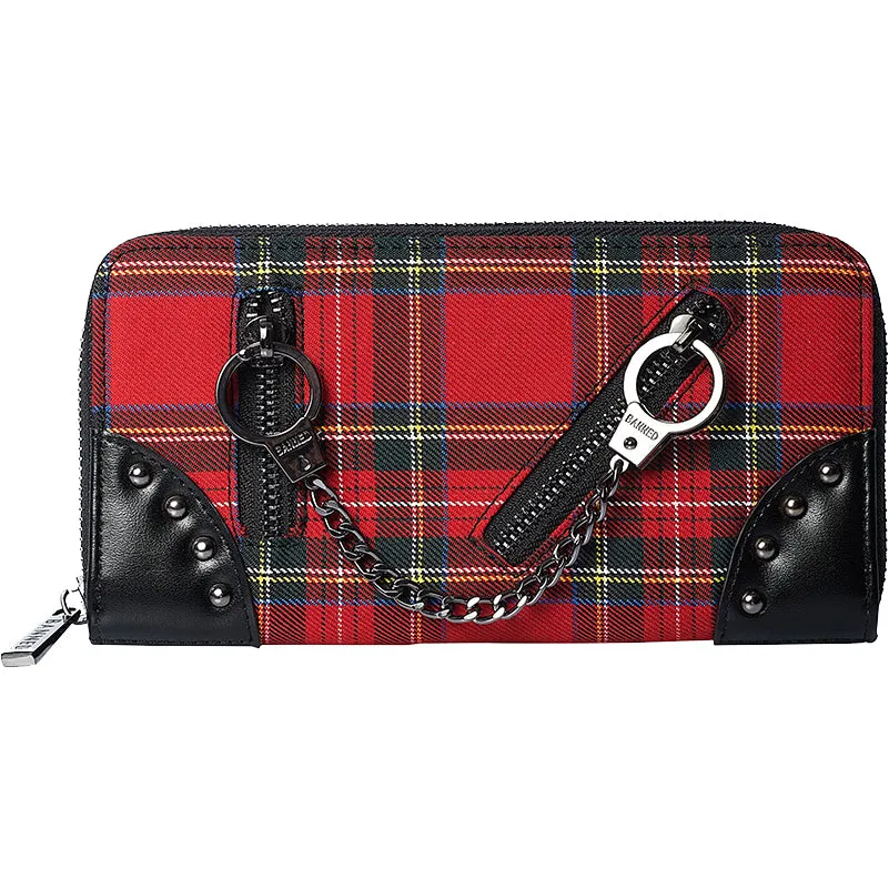 Banned Red Entangled Wallet