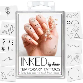 Barely There Temporary Tattoo Pack