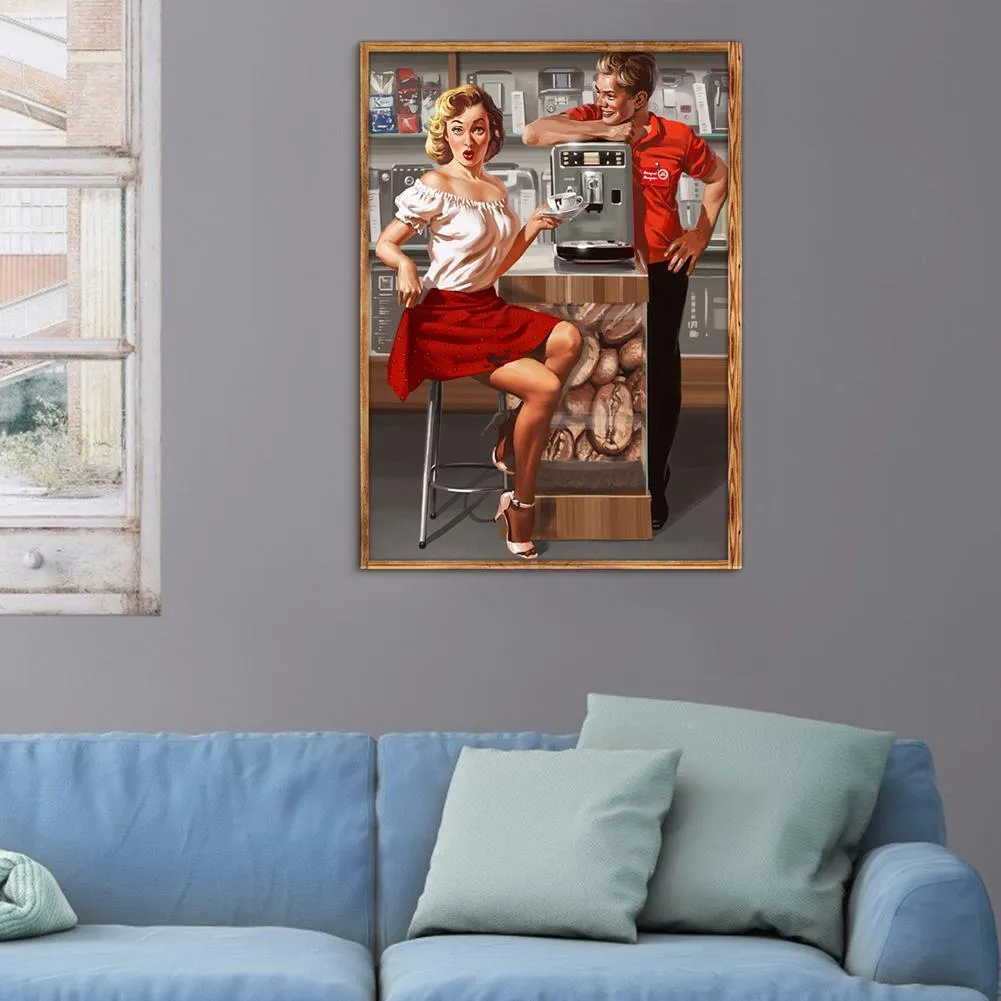 Beauty 5D DIY Full Drill Diamond Painting