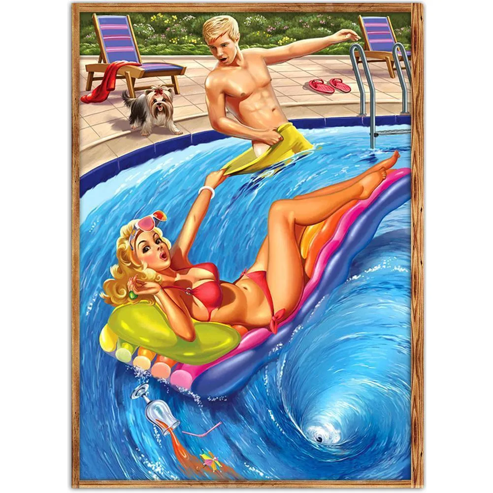 Beauty 5D DIY Full Drill Diamond Painting