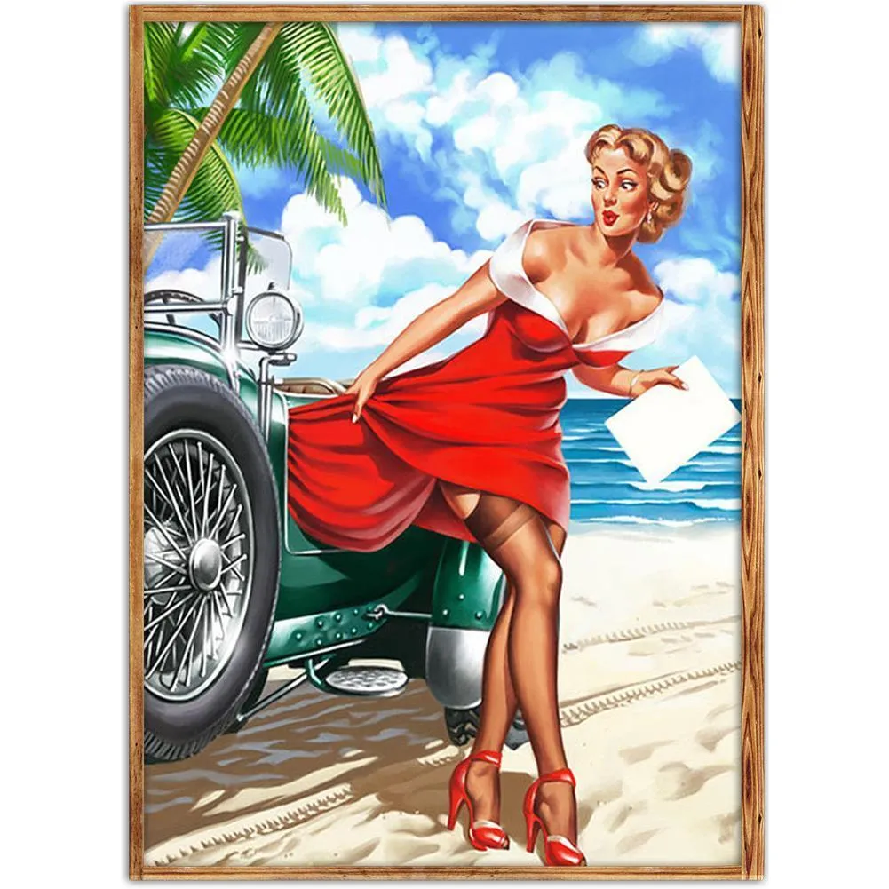 Beauty 5D DIY Full Drill Diamond Painting