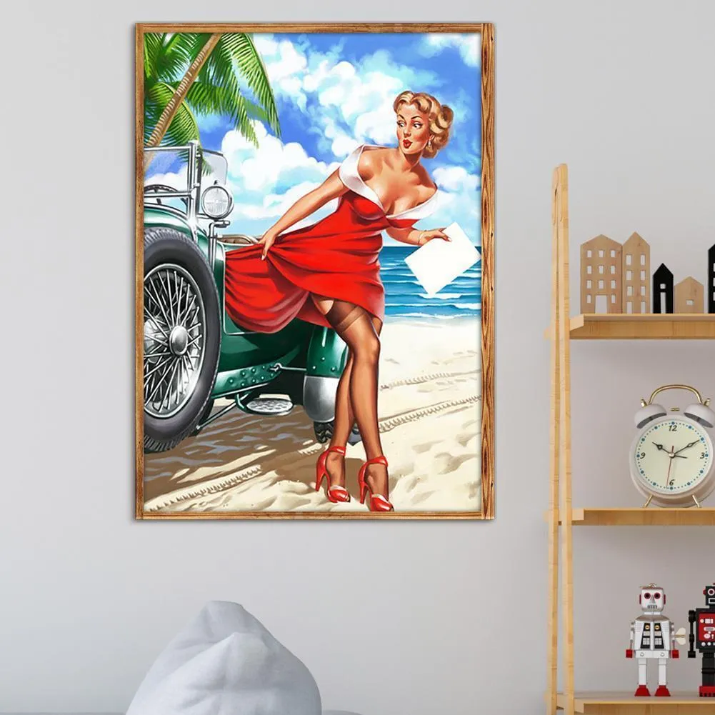 Beauty 5D DIY Full Drill Diamond Painting