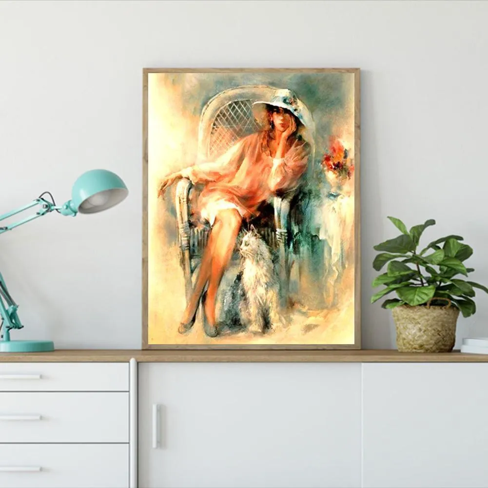 Beauty 5D DIY Full Square Drill Diamond Painting