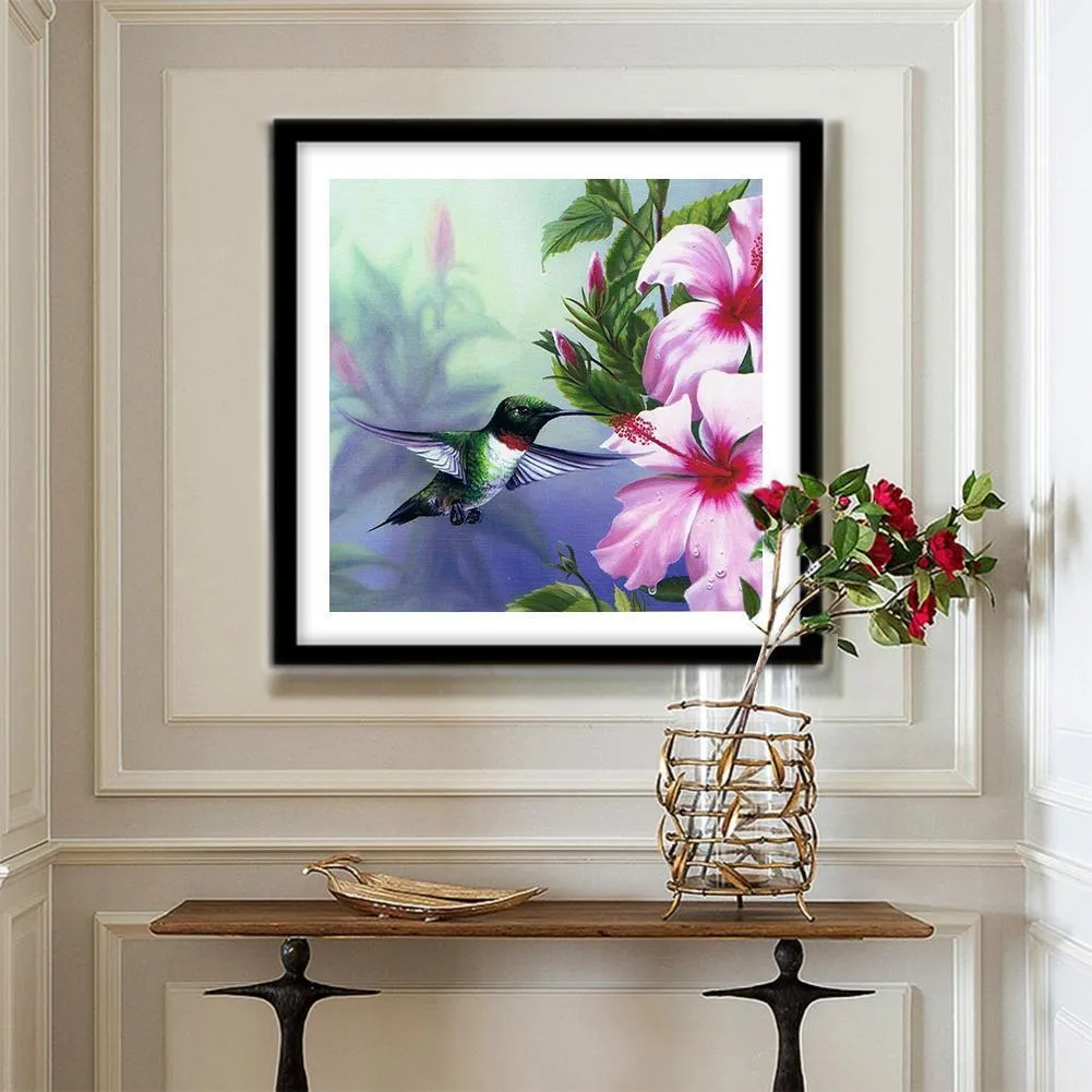 Bird Flower DIY Full Drill Diamond Painting