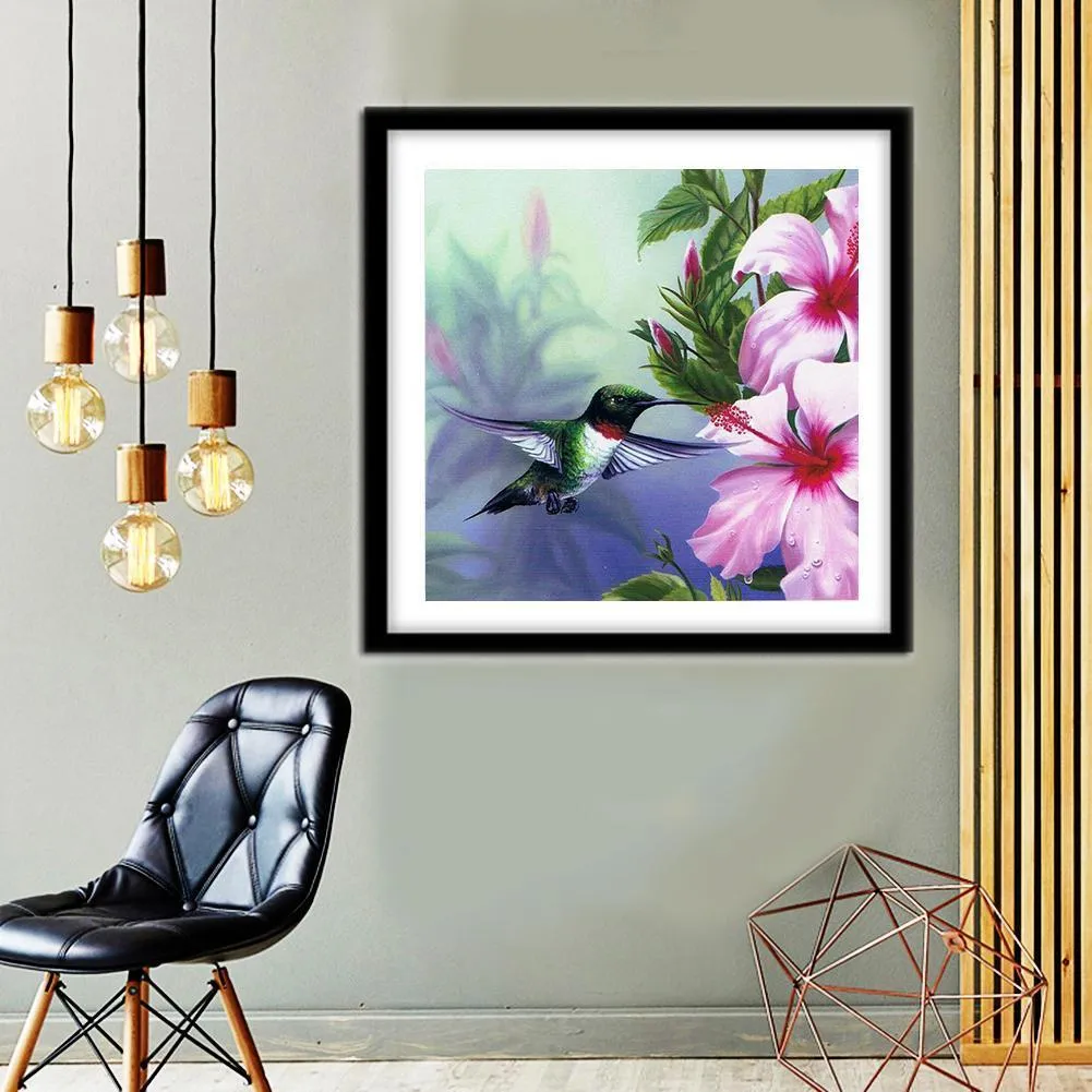 Bird Flower DIY Full Drill Diamond Painting