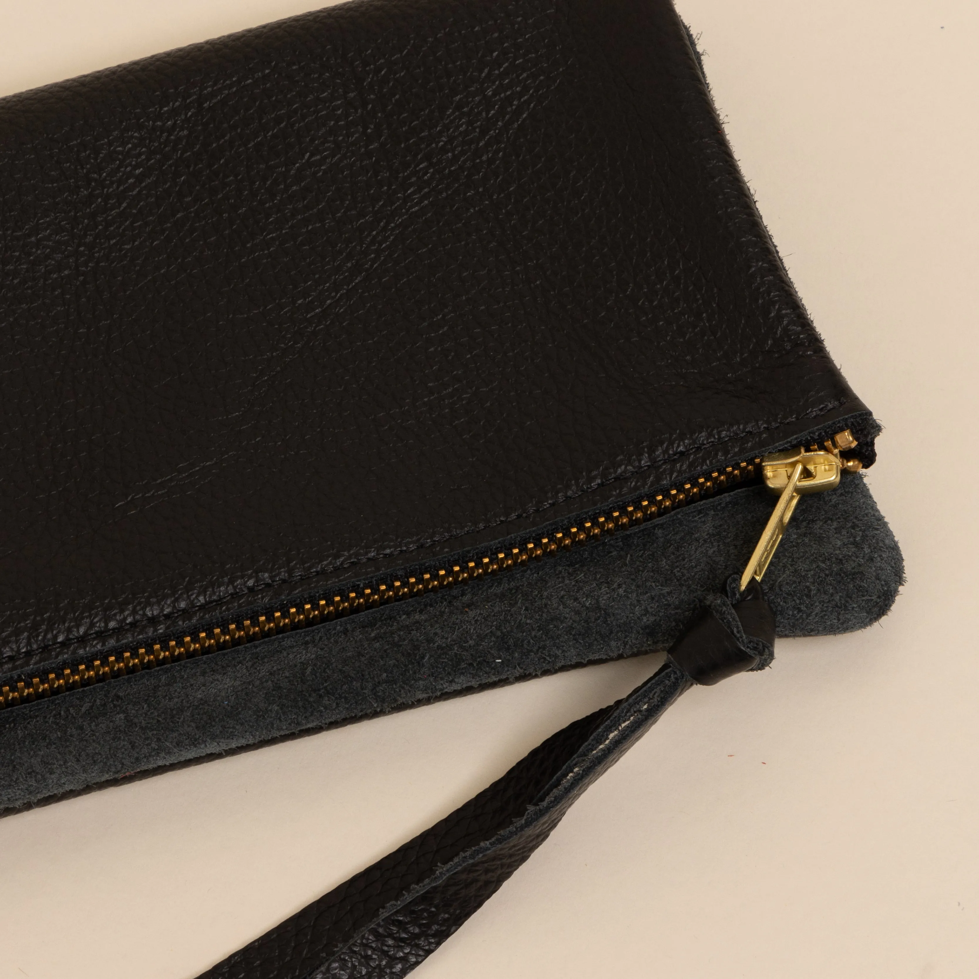 Black/Black Suede Mini Halfie