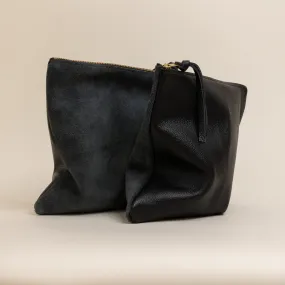 Black/Black Suede Mini Halfie