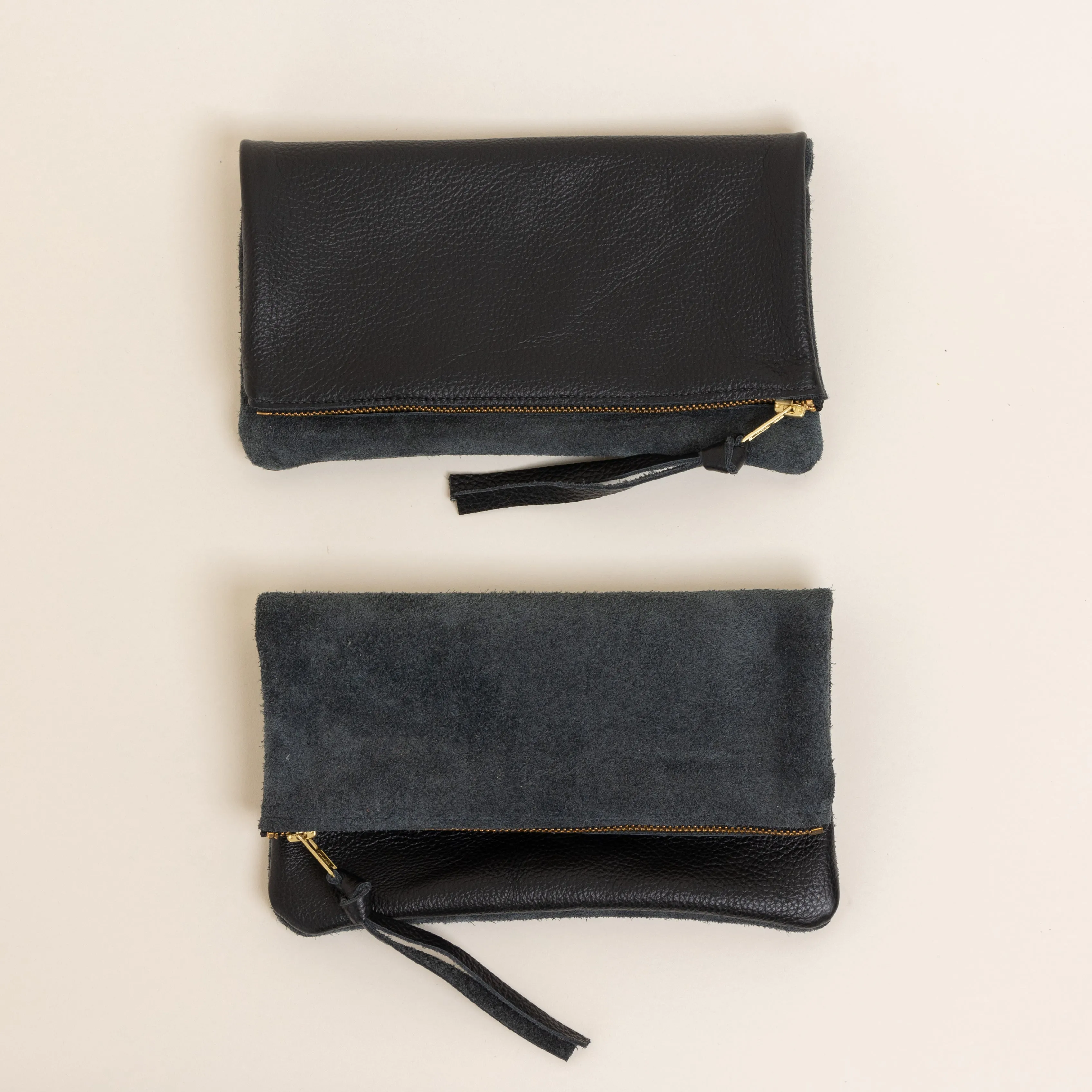 Black/Black Suede Mini Halfie
