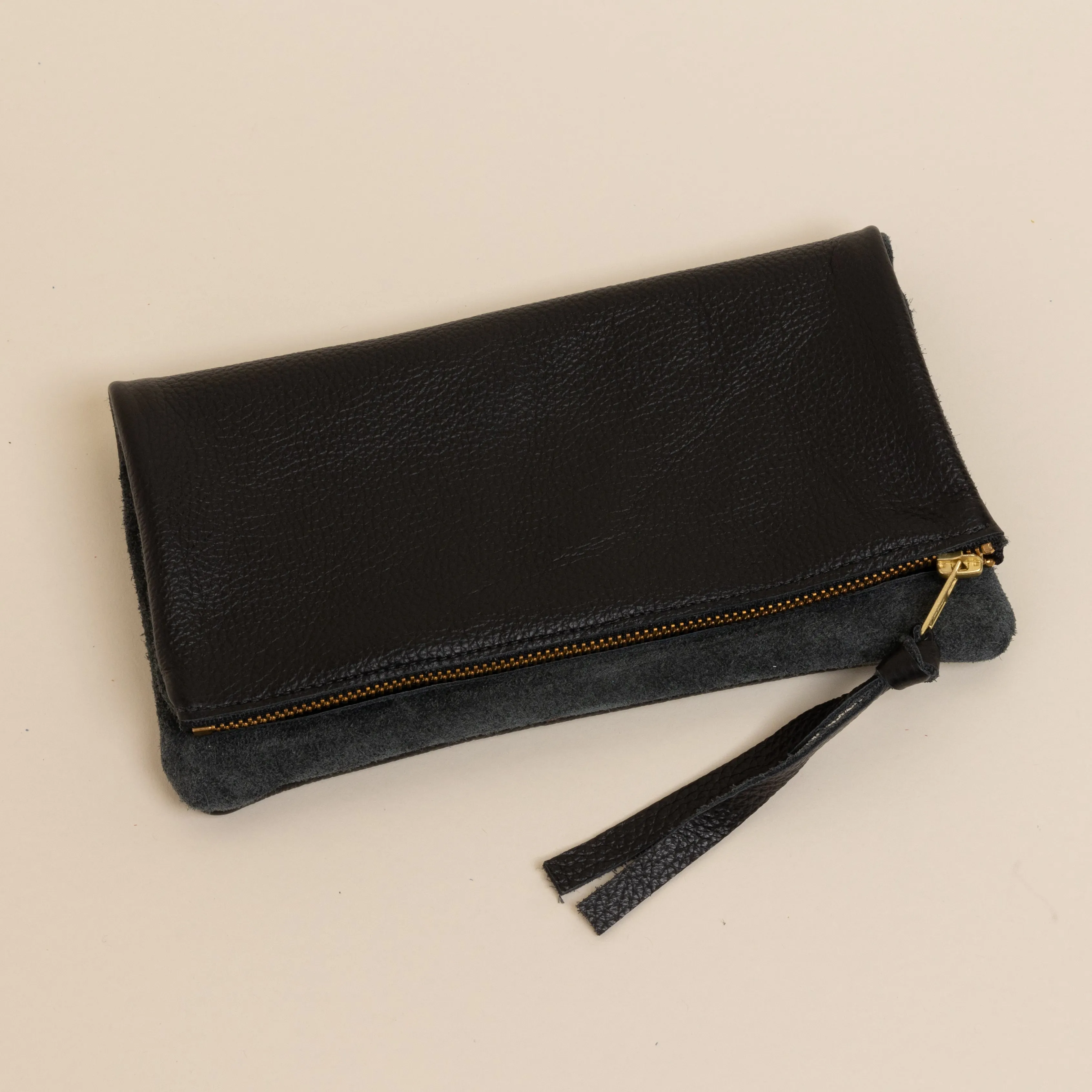Black/Black Suede Mini Halfie