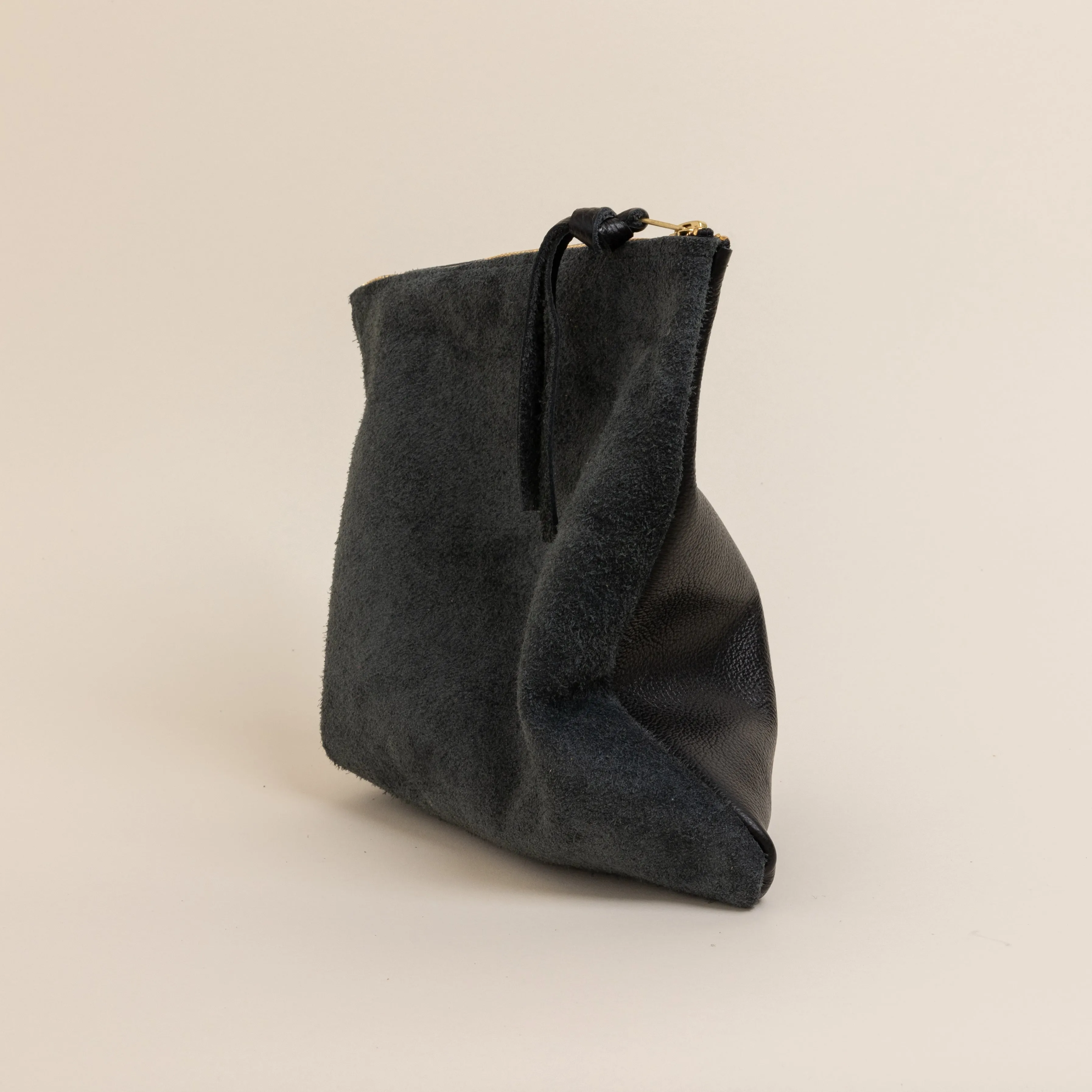 Black/Black Suede Mini Halfie