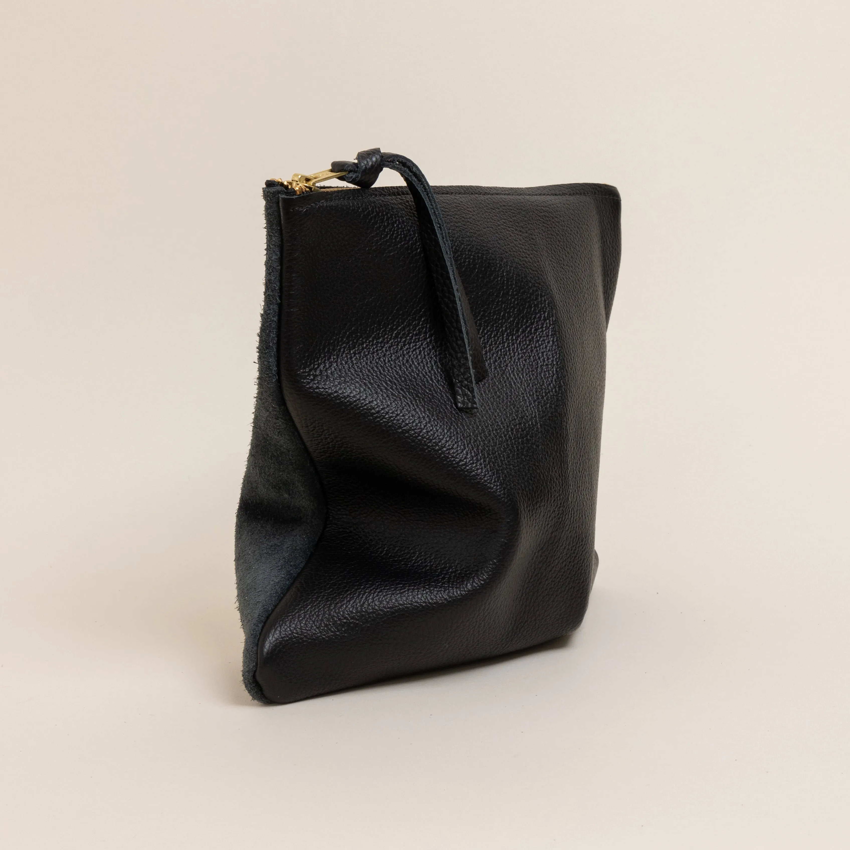 Black/Black Suede Mini Halfie