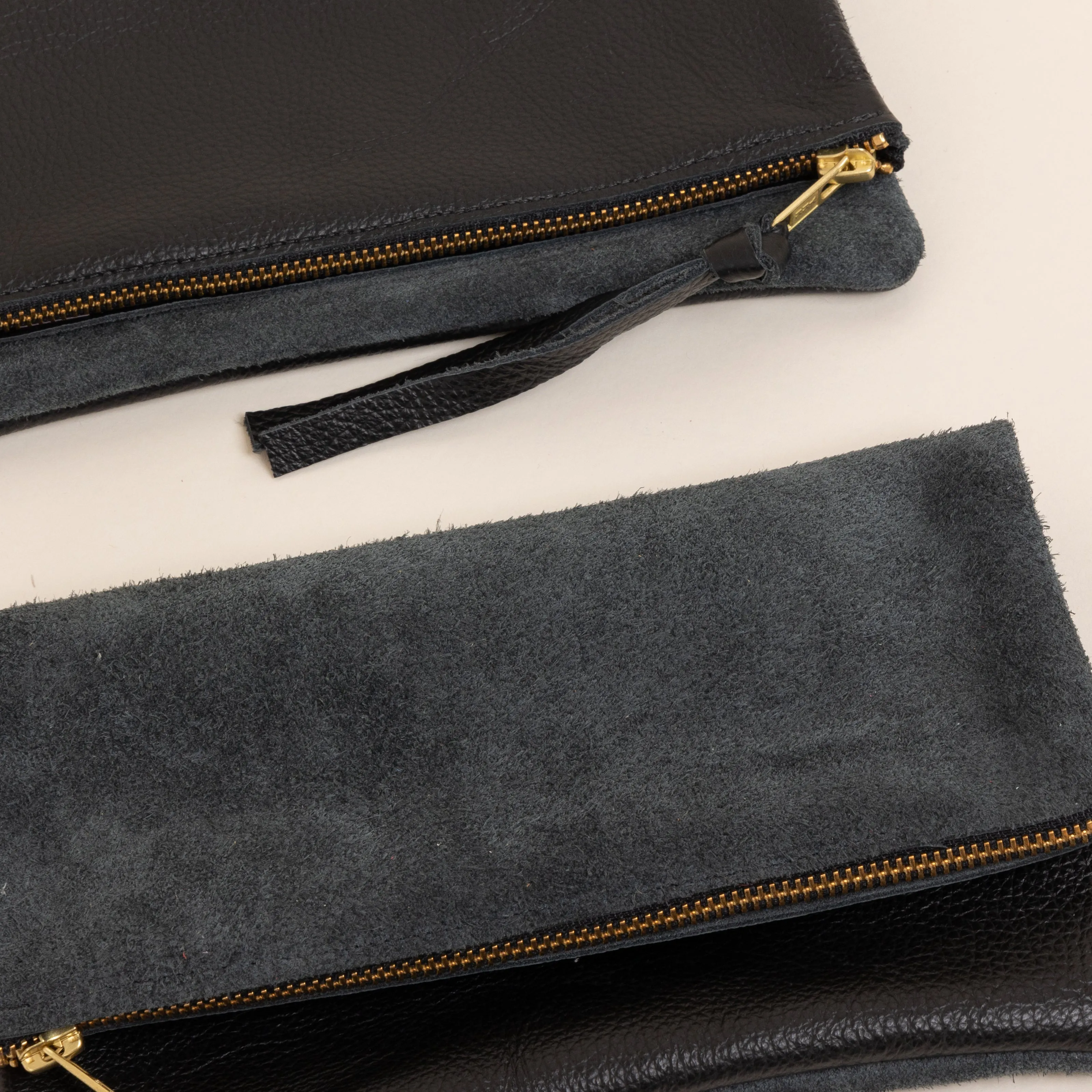 Black/Black Suede Mini Halfie