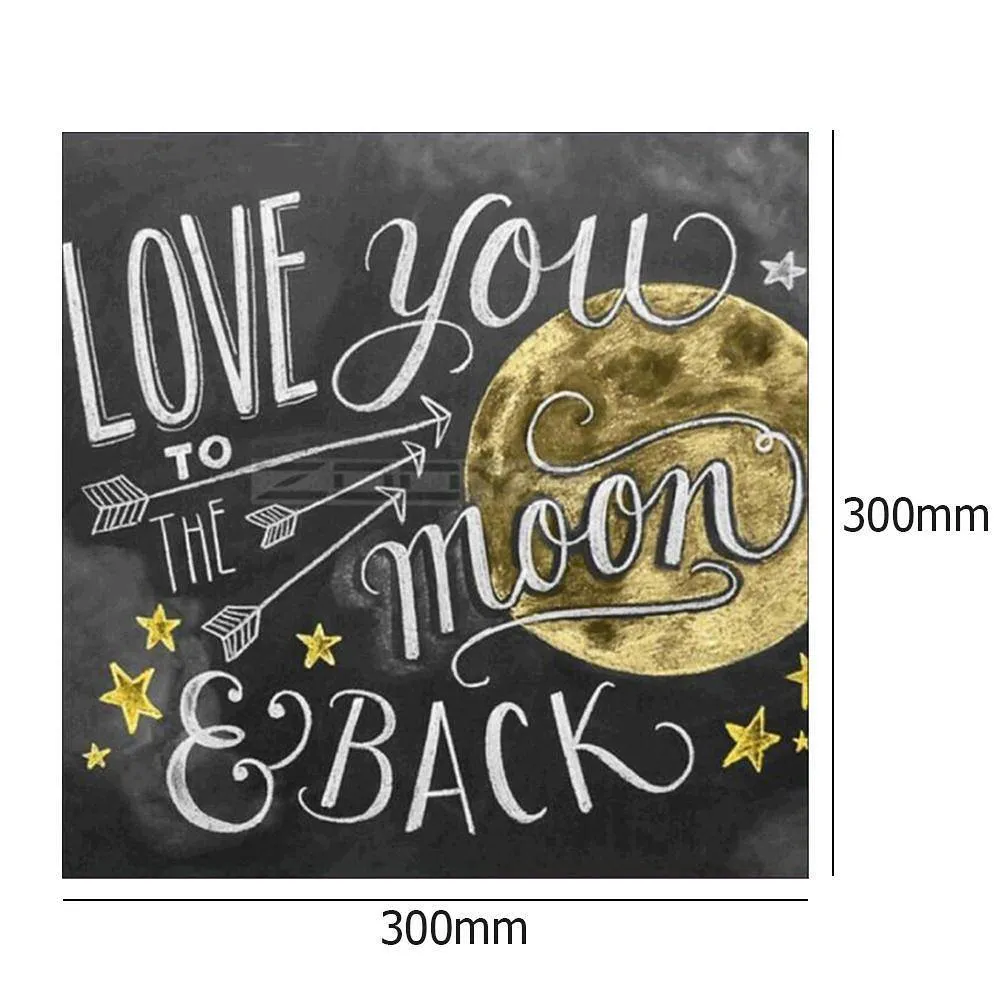 Blackboard Picture 5D DIY Full Drill Diamond Painting