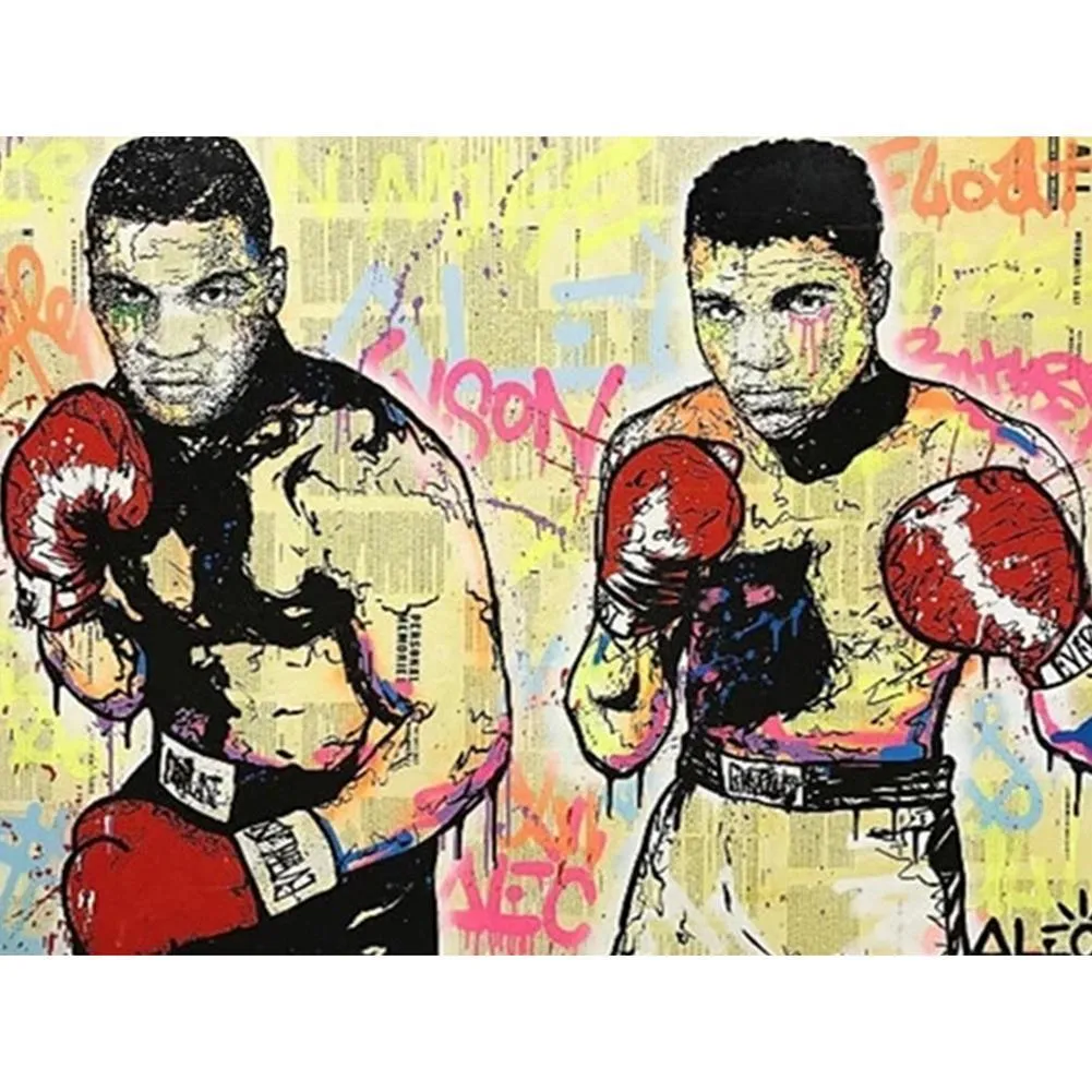 Boxing Champion 5D DIY Full Drill Diamond Painting