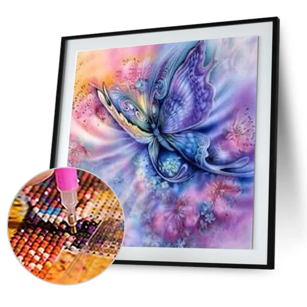 Butterfly - Partial Diamond Painting 30x30cm