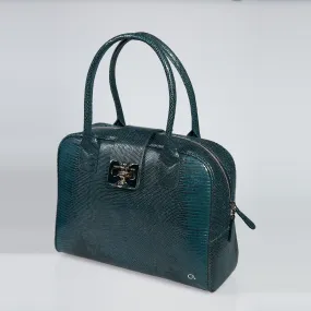 CA Custom Handbag; Custom Lizard "Vanessa" Handbag