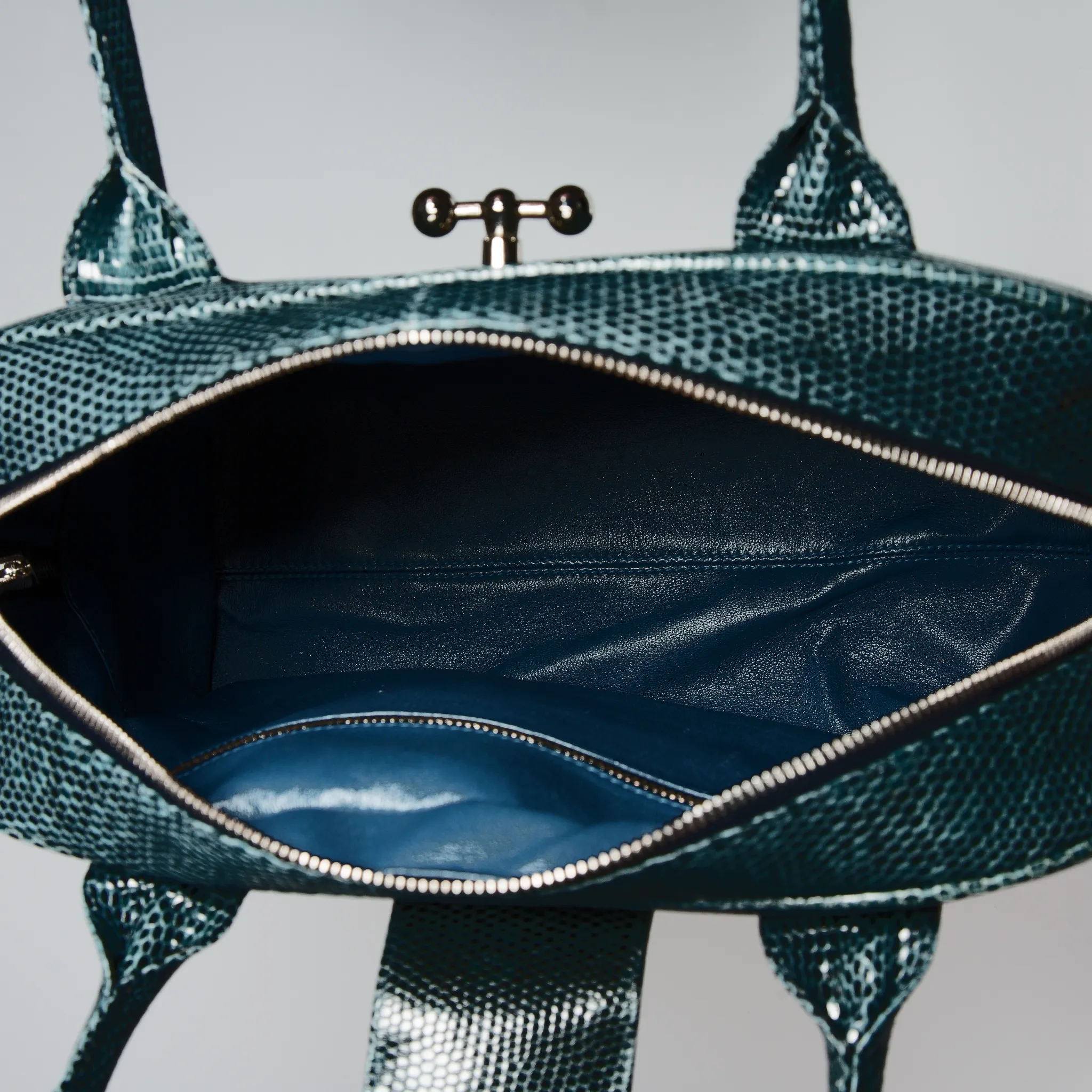 CA Custom Handbag; Custom Lizard "Vanessa" Handbag