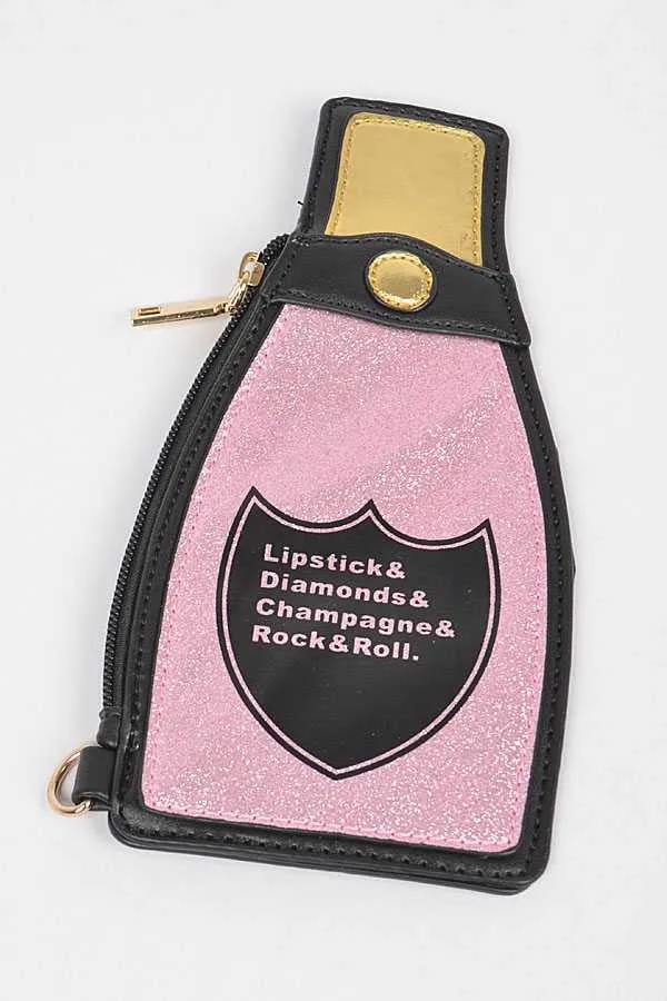 Champagne Bottle Cooler Iconic Crossbody Bag