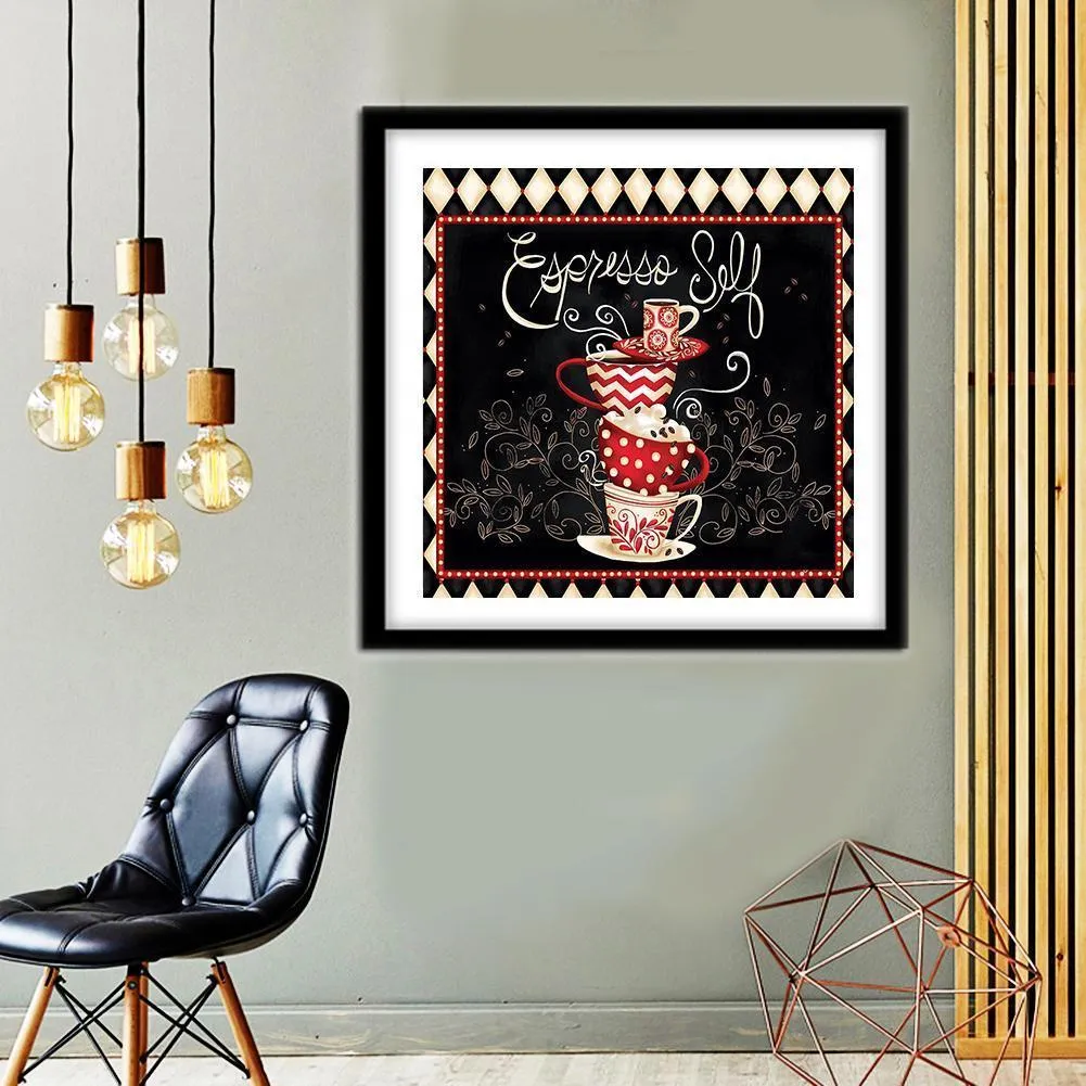 Coffee 5D DIY Full Drill Diamond Painting