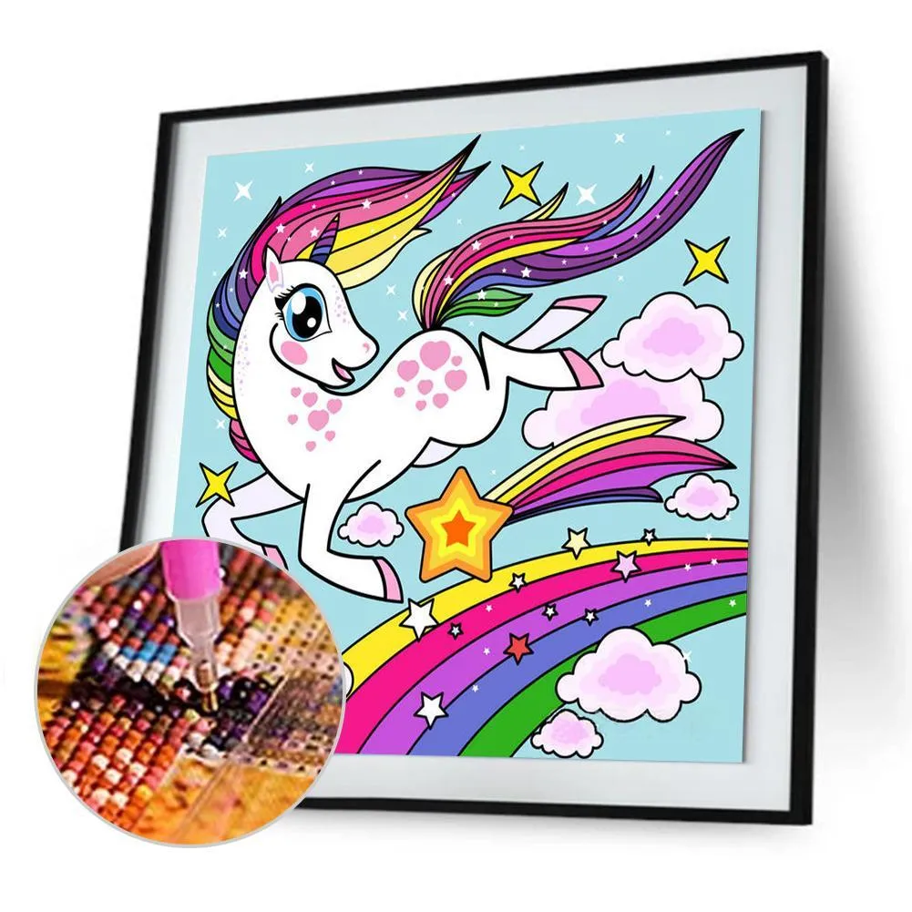 Colorful Horse - Full Diamond Painting - 30x30cm