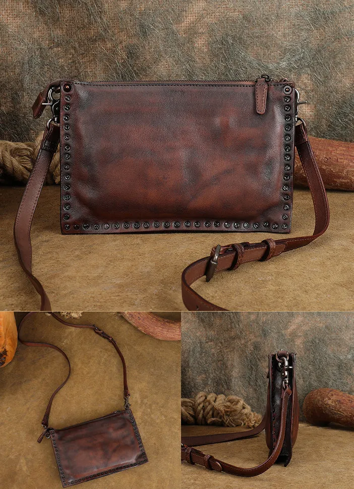 Cool Womens Genuine Leather Shoulder Bag Leather Crossbody Purse