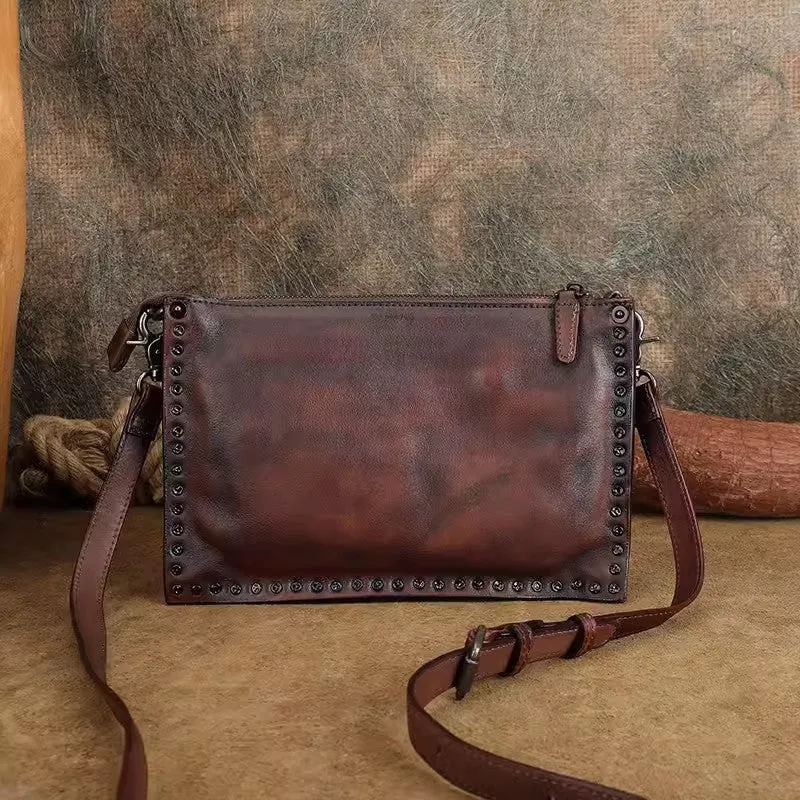 Cool Womens Genuine Leather Shoulder Bag Leather Crossbody Purse