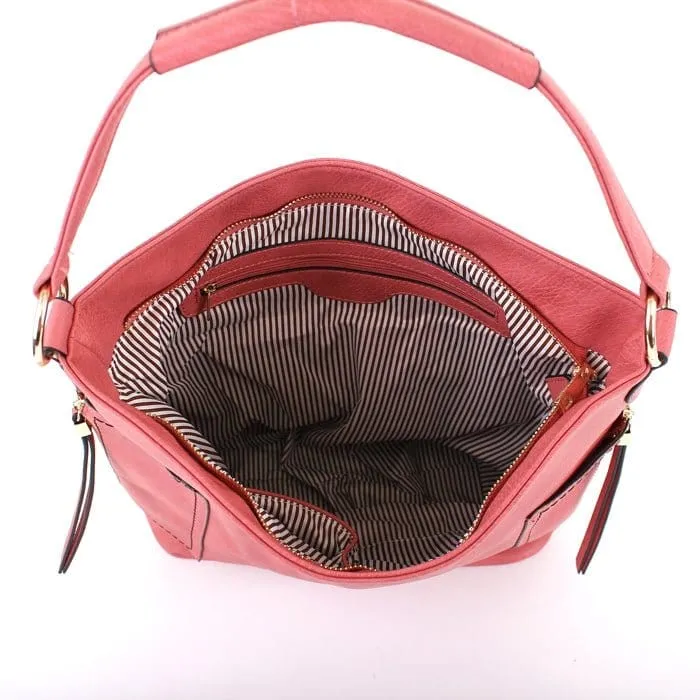 CP1020 Monogrammable Fashion Zipper Accent Tote