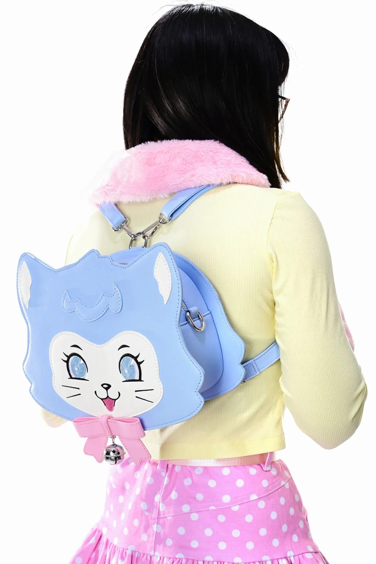 Darling Kitten 3-Way Bag- Blue