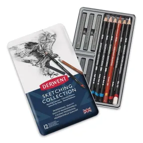 Derwent Sketching Collection 12 Tin Set