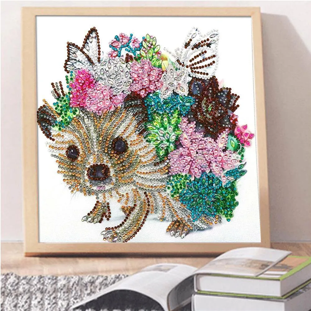 Dog  DIY Special Shaped Diamond Painting