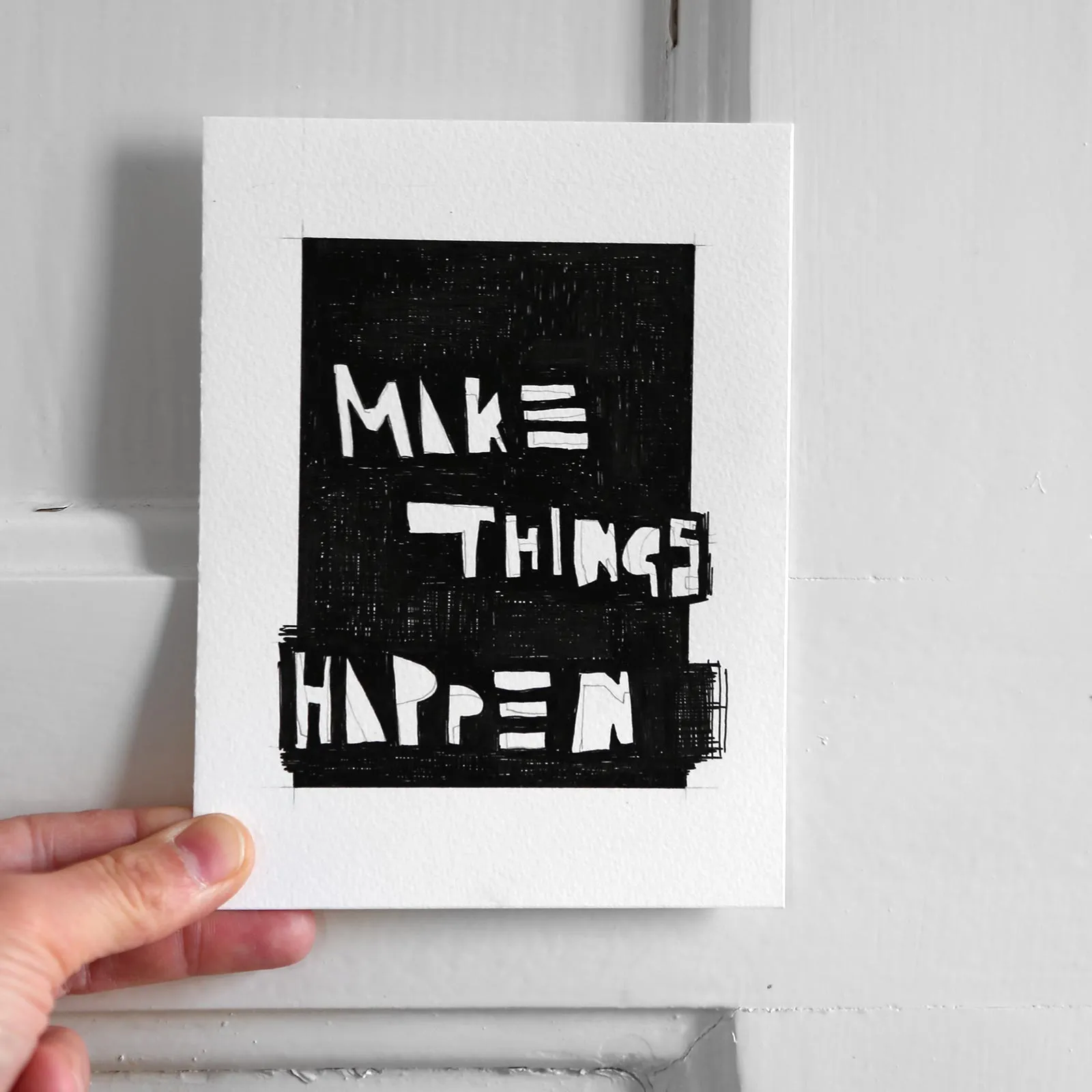 Drawing "MAKE"