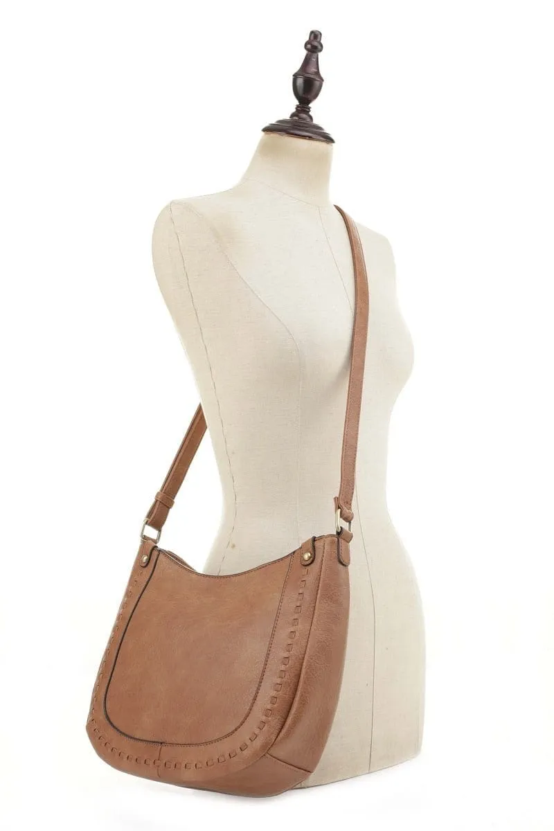 DSC31186LK Concealed Carry Hobo Crossbody Bag
