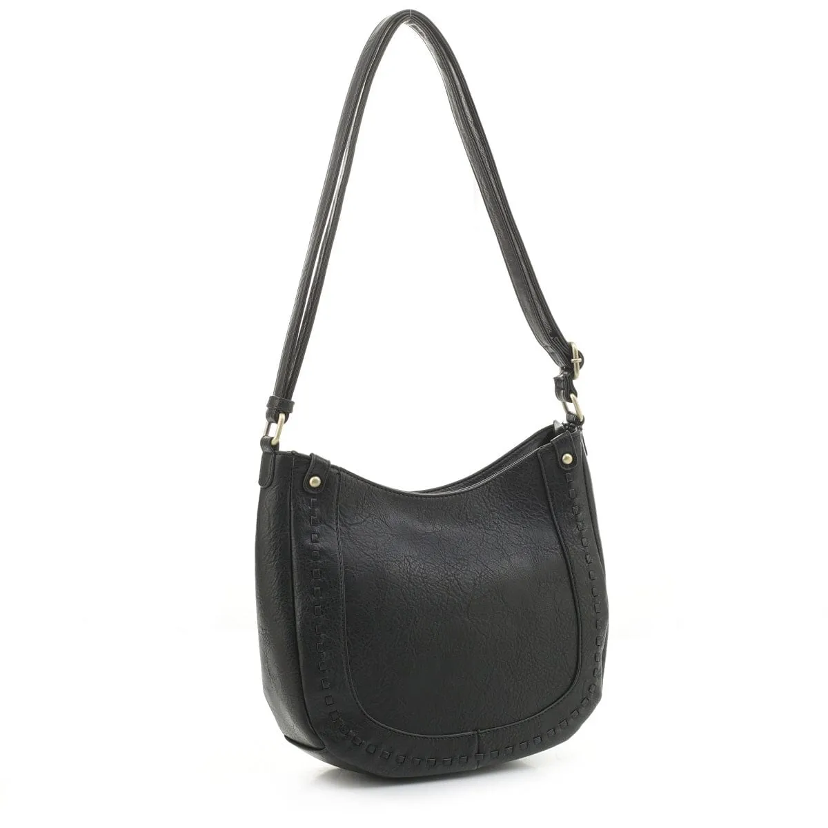 DSC31186LK Concealed Carry Hobo Crossbody Bag