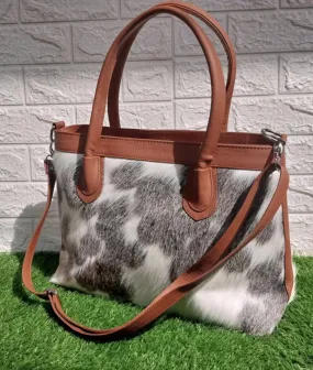 Exotic Real Cowhide Tote Bag
