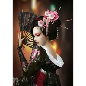 Geisha 5D DIY Full Drill Diamond Painting-30*40cm