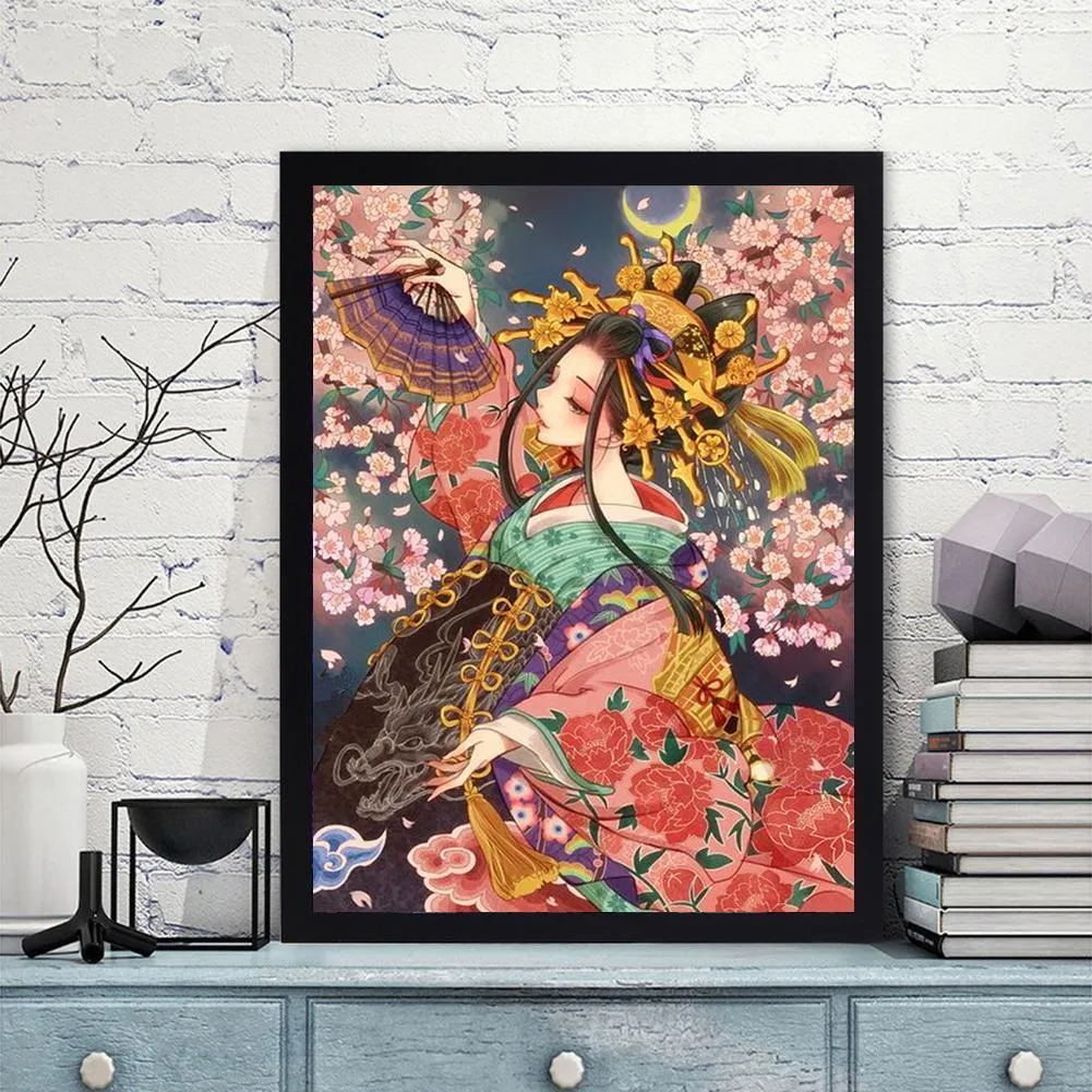 Geisha 5D DIY Full Drill Diamond Painting
