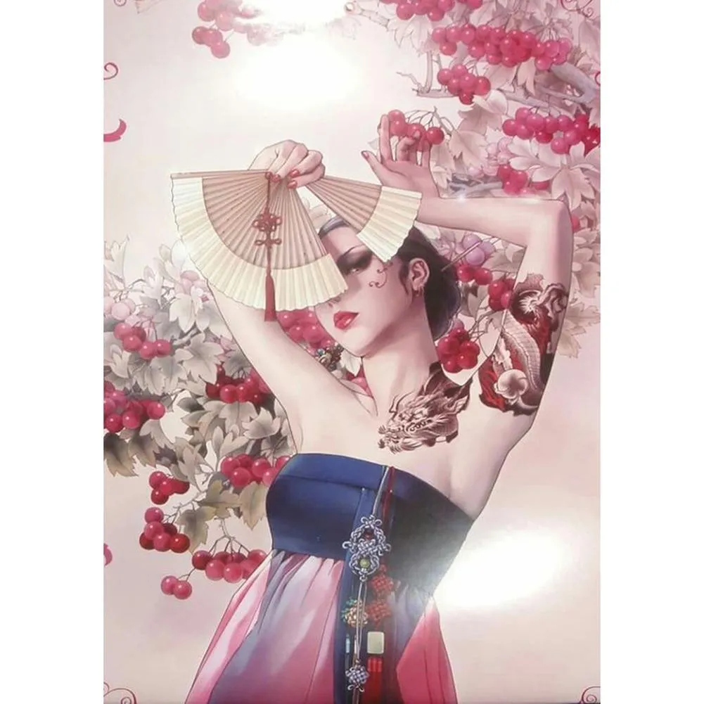 Geisha 5D DIY Full Drill Diamond Painting