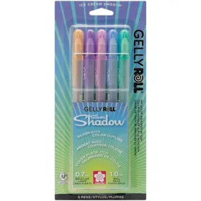 Gelly Roll Silver Shadow Pens 5 Color Set