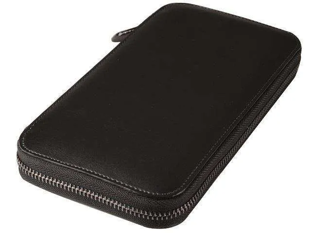 Genuine Leather Multi Holder Purse Wallet With 4 Bank Note Sections