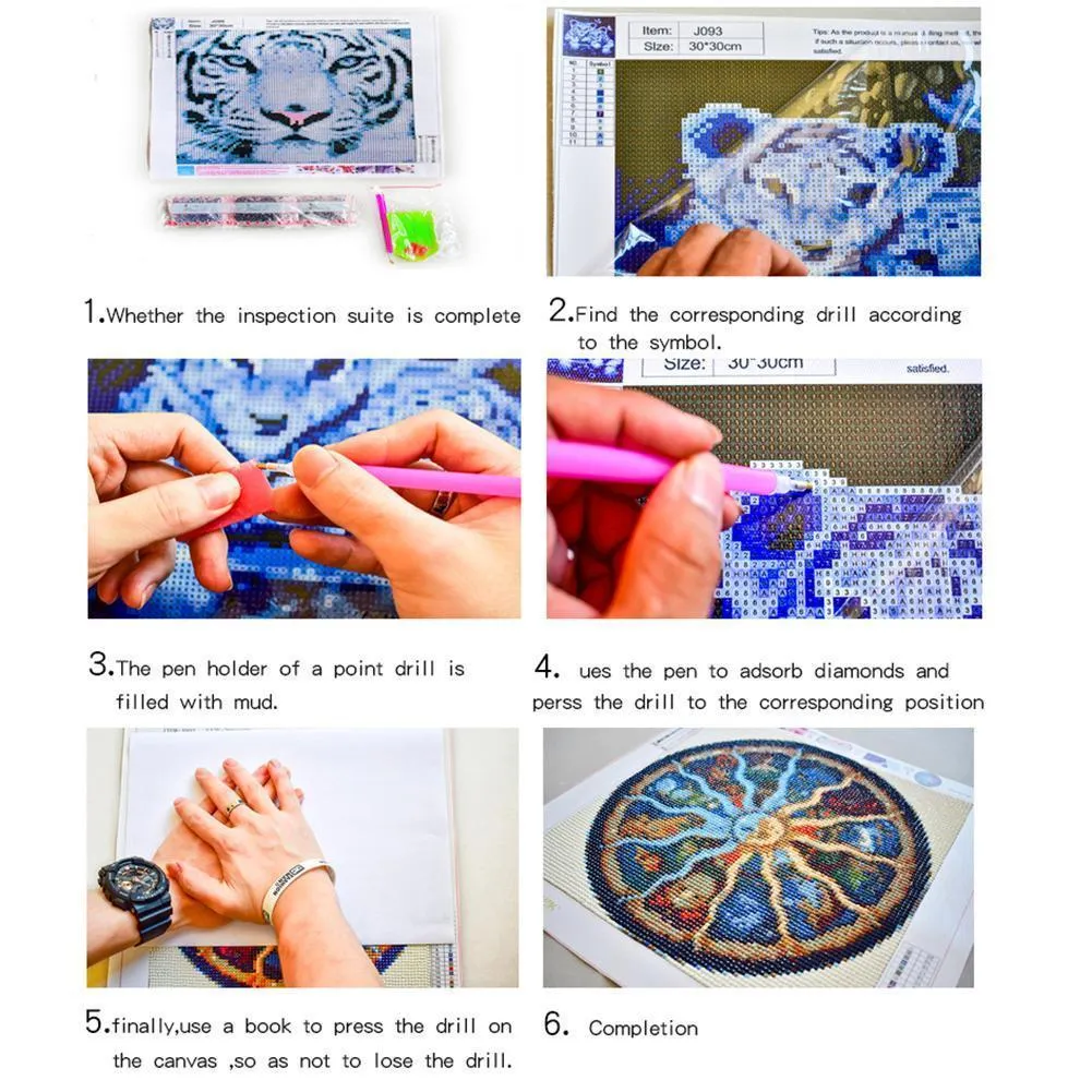 Girl 5D DIY Full Drill Diamond Painting-(Canvas ) 30*30cm/11.82*11.82in