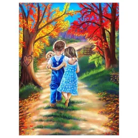 Girl 5D DIY Full Drill Diamond Painting