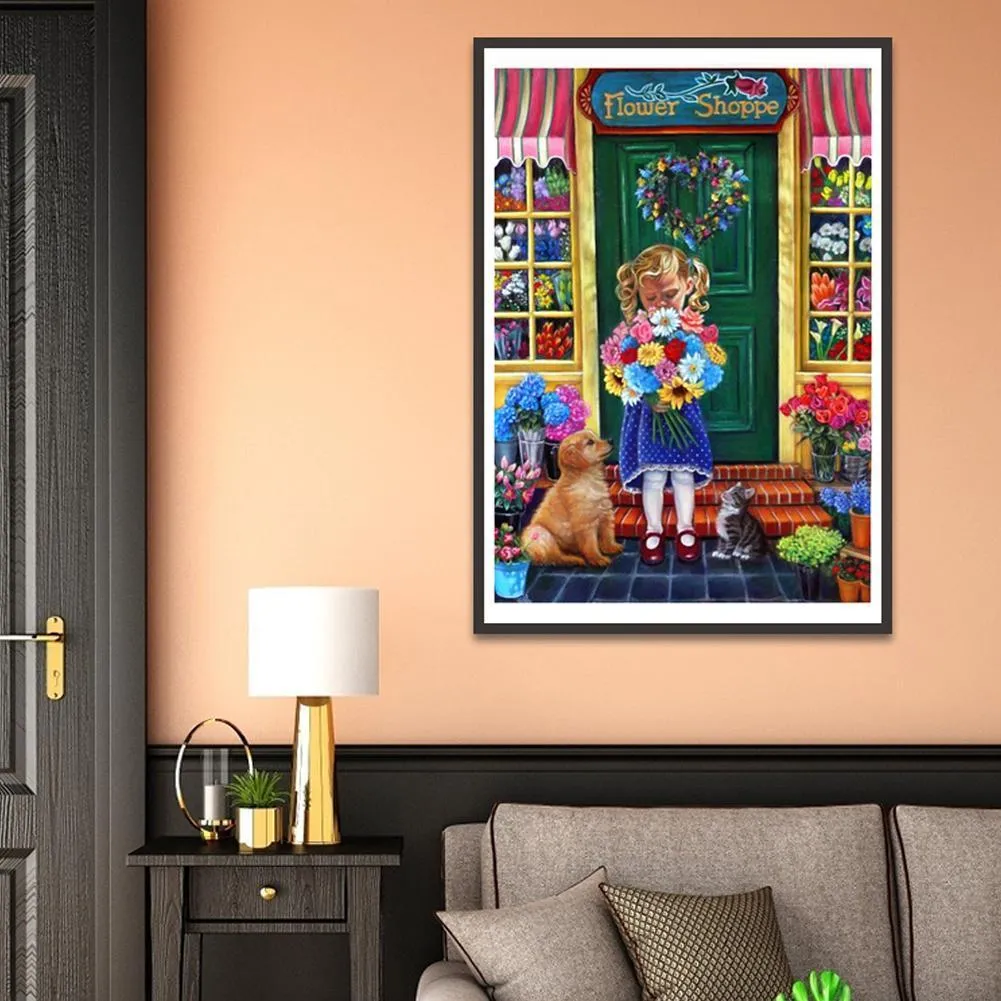 Girl 5D DIY Full Drill Diamond Painting