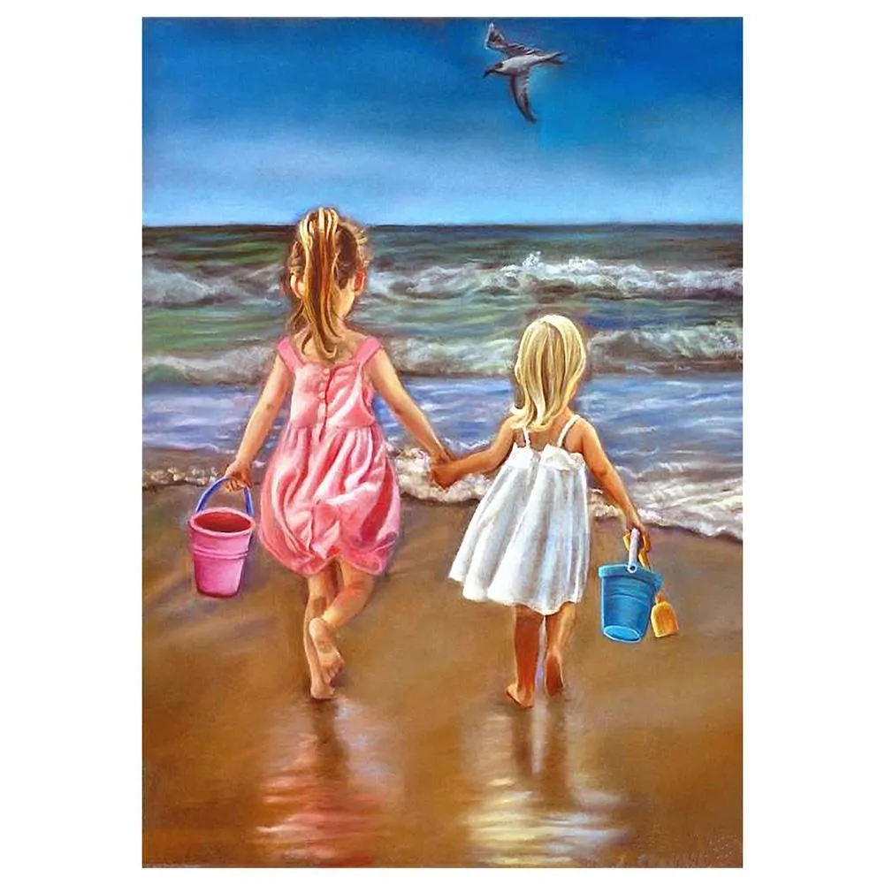 Girl 5D DIY Full Drill Diamond Painting